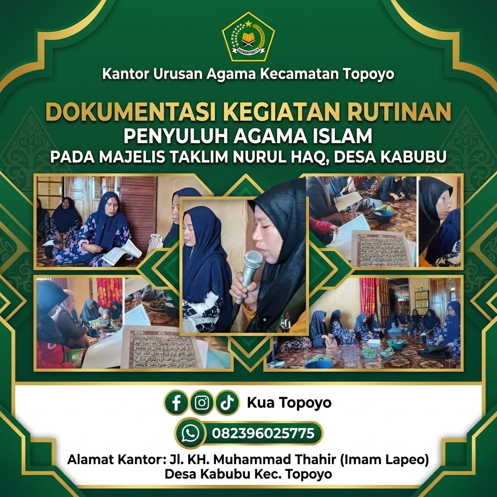 PENGAJIAN RUTINAN PADA MAJELIS TAKLIM